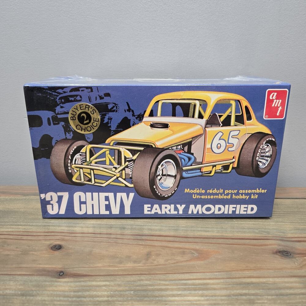 Amt '37 Chevy Early Modified 1/25 Model Kit New & Sealed from 1996